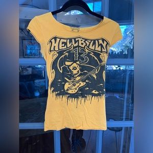 Hellbilly lace up top